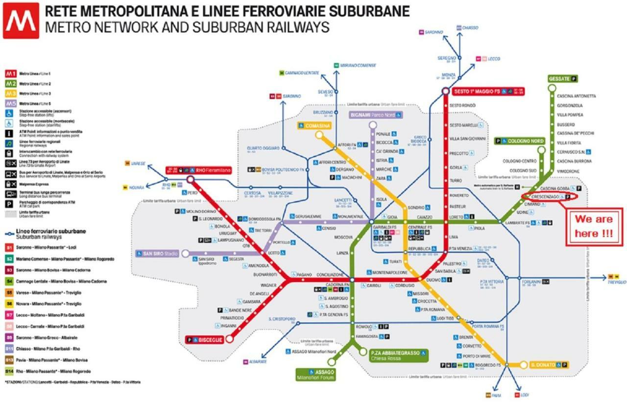 Appartamento Palmanova Vicino Alla Metropolitana Milan Exterior photo